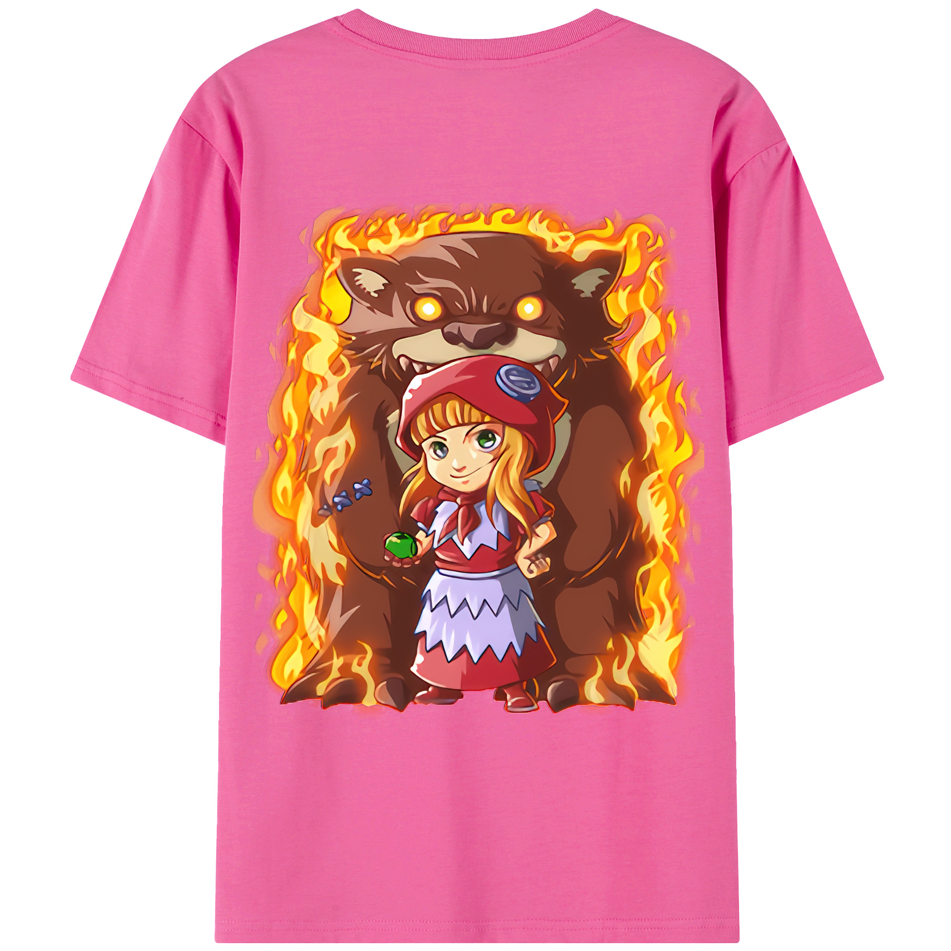 リーグ・オブ・レジェンド League of Legends LOL レディース半袖Tシャツ(バックプリント)